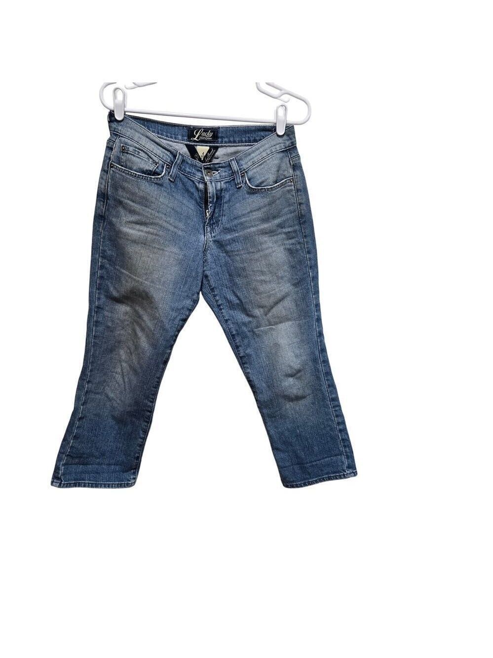 Lucky Brand Classic Rider Crop Light Wash Jeans Size 4 / 27 Women’s Denim
